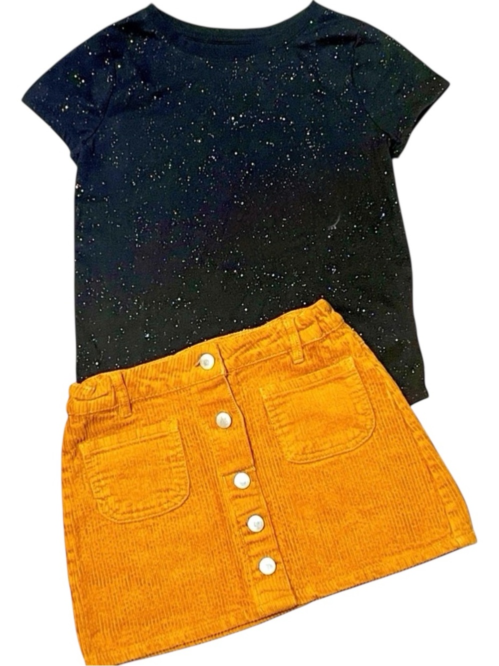 10 piece Girls 7/8 clothing bundle skirt tank tee jeans dress pjs belt - Picture 11 of 11